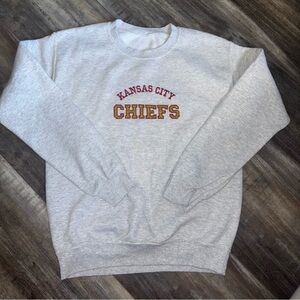 Kansas City Chiefs Gray Sweater NWOT